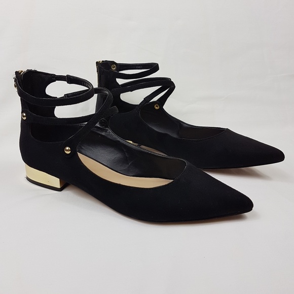 aldo ankle strap flats